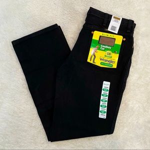 WRANGLER Slim Fit Cowboy Cut black jeans 33 x 30 BNWT